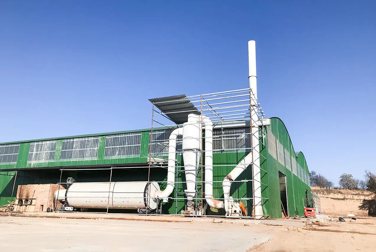 Industrial Biomass Drum Dryer for Pellet Production Lines
