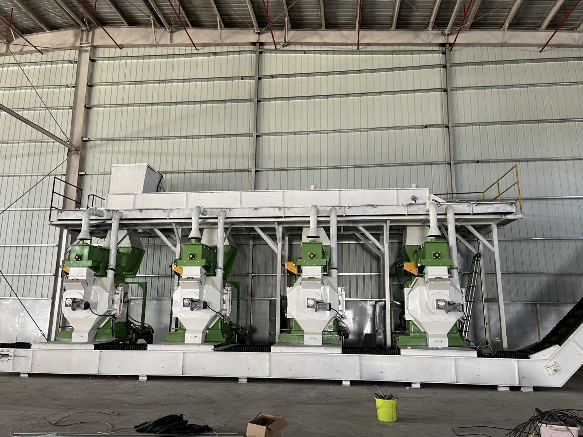 Industrial biomass pellet production line overview