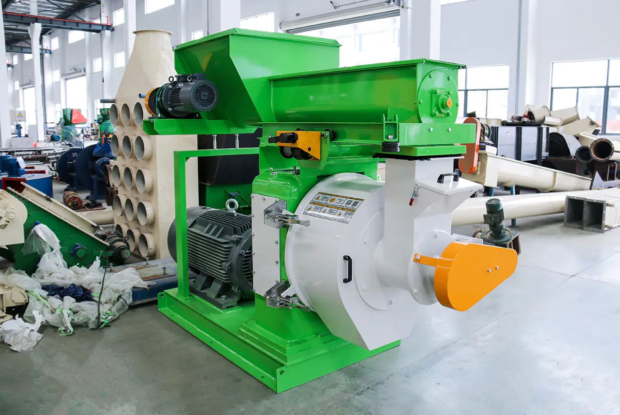 JWZL-420 Biomass Wood Pellet Mill: 1–1.5 t/h Capacity