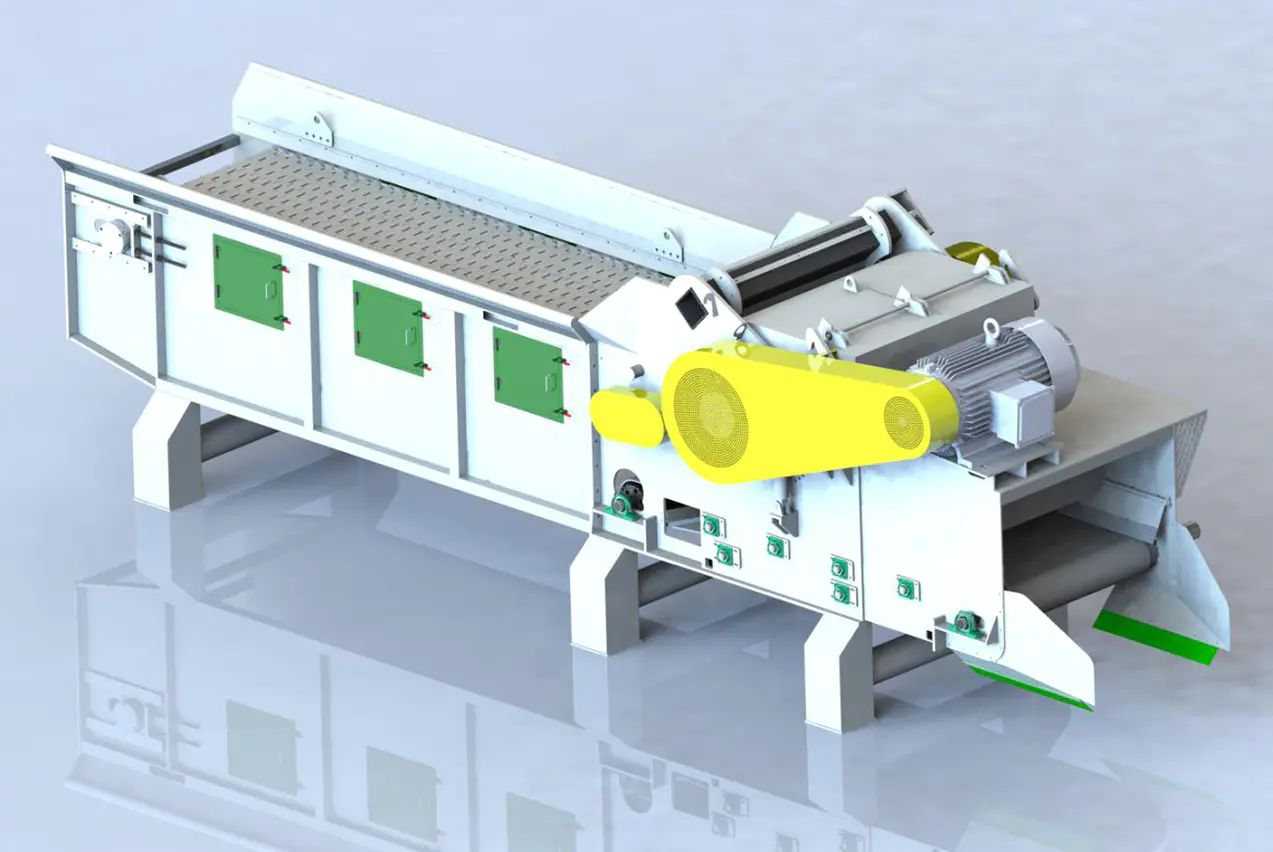 Industrial Drum Wood Crusher: OEM Equipment by Kingwood